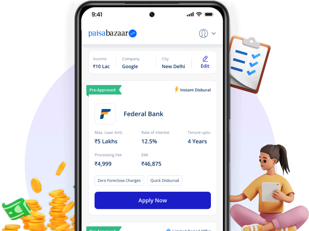 Personal Loan Rates Starting Zero Processing Fee - Main Image