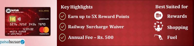 Kotak Mahindra Credit Card: Apply Online, Check Eligibility & Features