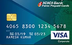 ICICI Bank Student Forex Prepaid Card- Student Credit Card