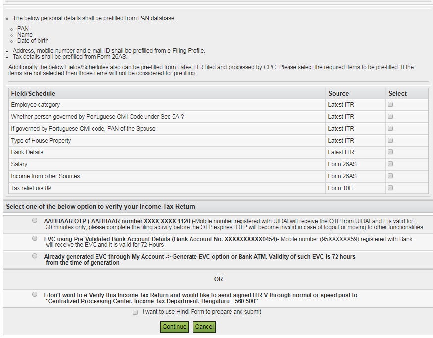 eFiling Tax FREE ITR e Filing Online India