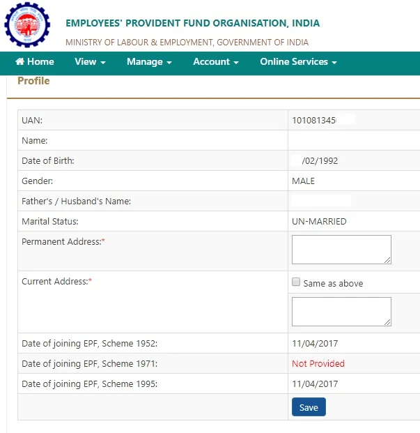 Permanent Address