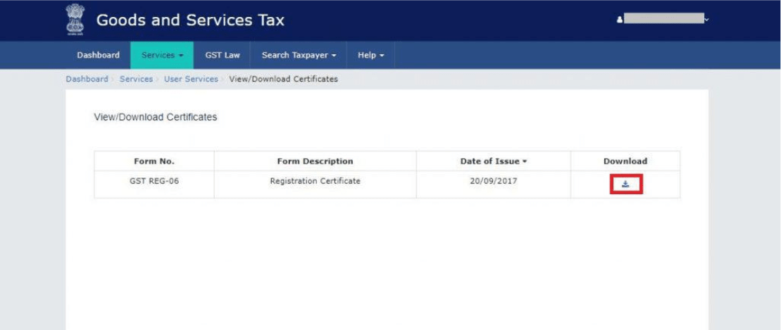 GST REG 06