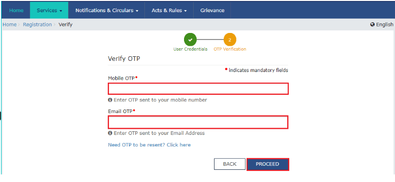 GST registration-verfication
