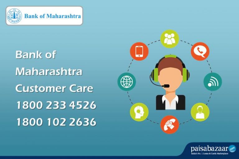 Bank of Maharashtra Customer Care 24x7 Toll Free Number