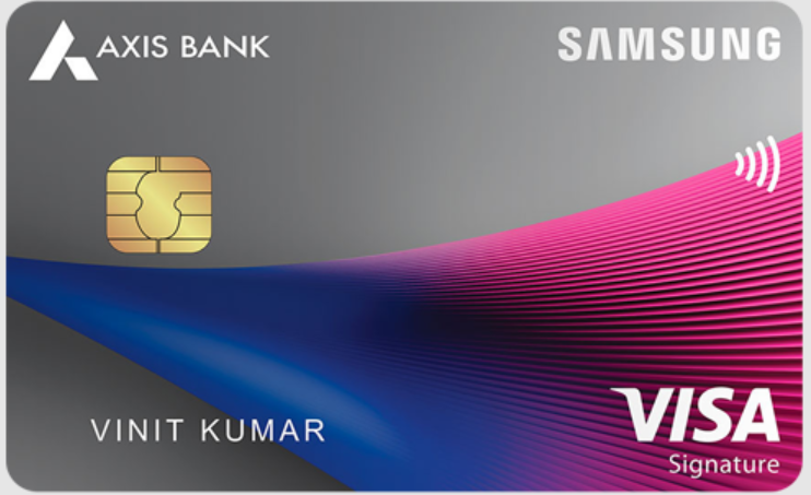 Image of Axis Bank Samsung Signature Credit Card