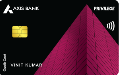 Image of Axis Bank Privilege Credit Card