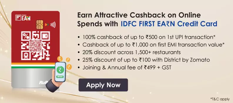 IDFC FIRST Earn Credit Card