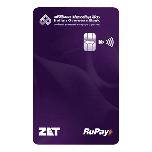 Image of IOB ZET Credit Card