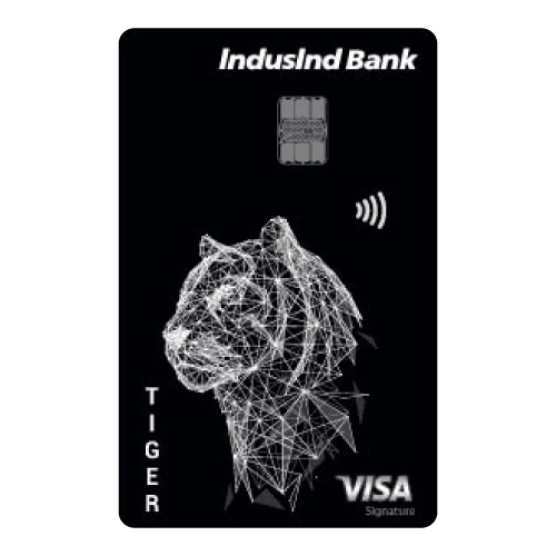 Image of IndusInd Bank Tiger Credit Card 