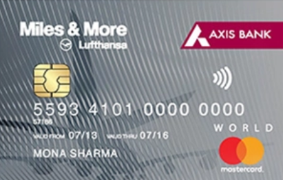 Image of Miles and More World Axis Bank Credit Card