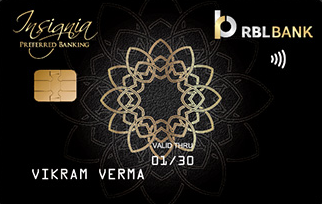 Image of RBL Insignia Preferred Banking World Credit Card
