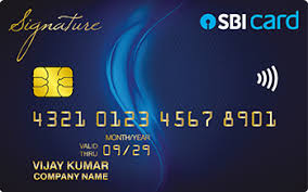 Image of SBI Signature Corporate Credit Card