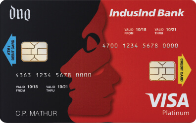 Image of IndusInd Bank Duo Card