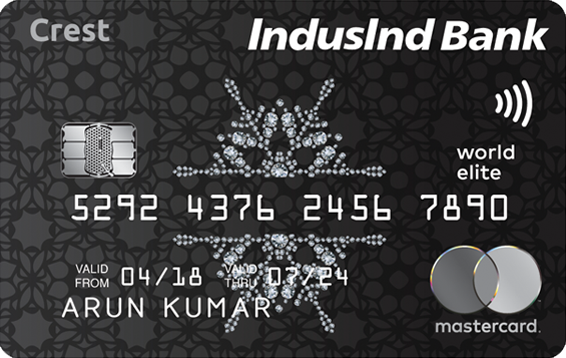 Image of IndusInd Bank Crest Credit Card