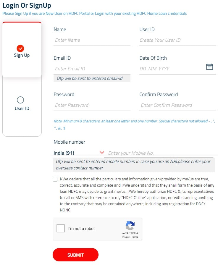 Hdfc Home Loan Status How To Check Home Loan Application Status