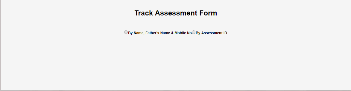 track pmay assessment form