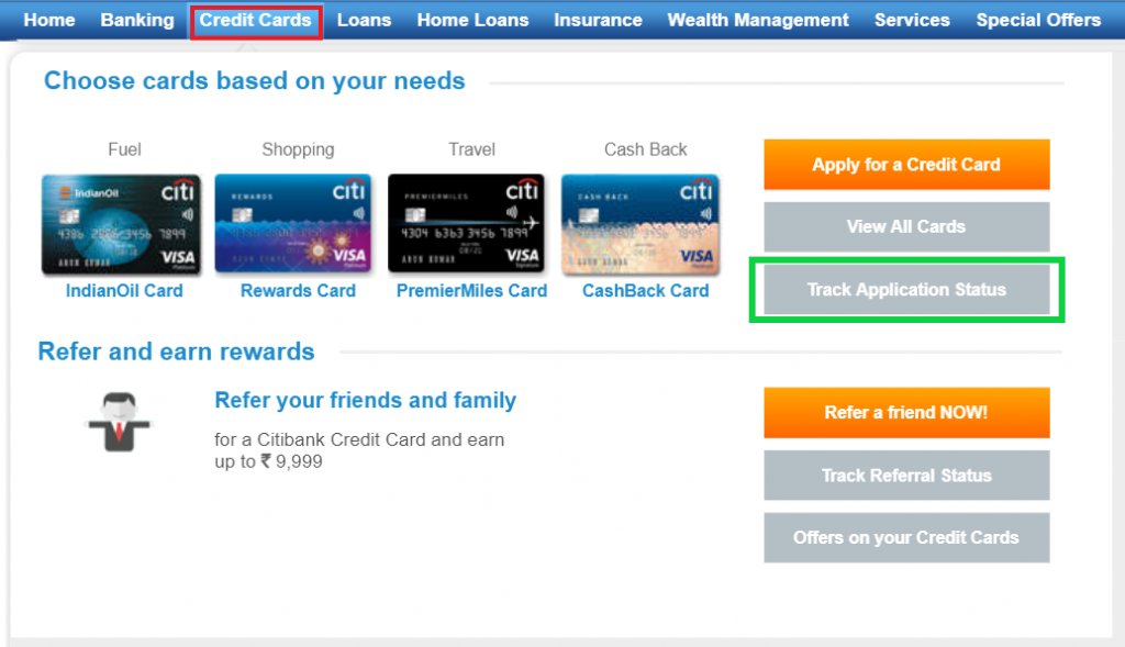 Citibank Credit Card Application Status How To Track Online In India 28 August 2021