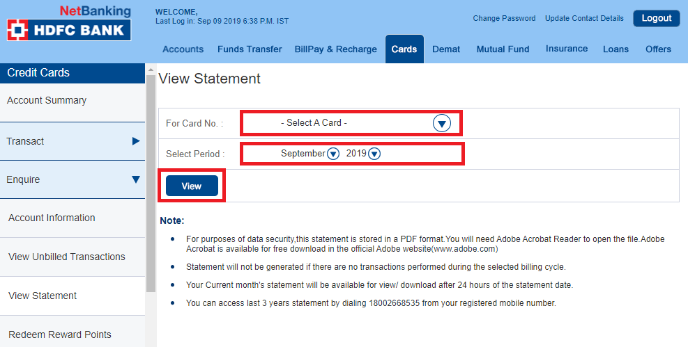 Hdfc Bank Credit Card Payment Due Date