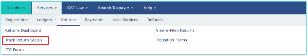 Track GSTR status
