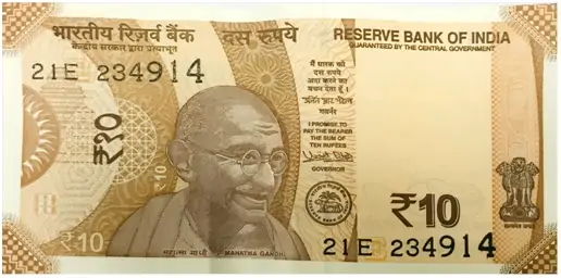 front face of 10