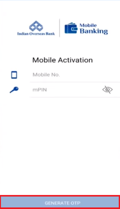 2 - IOB Mobile Banking Activation
