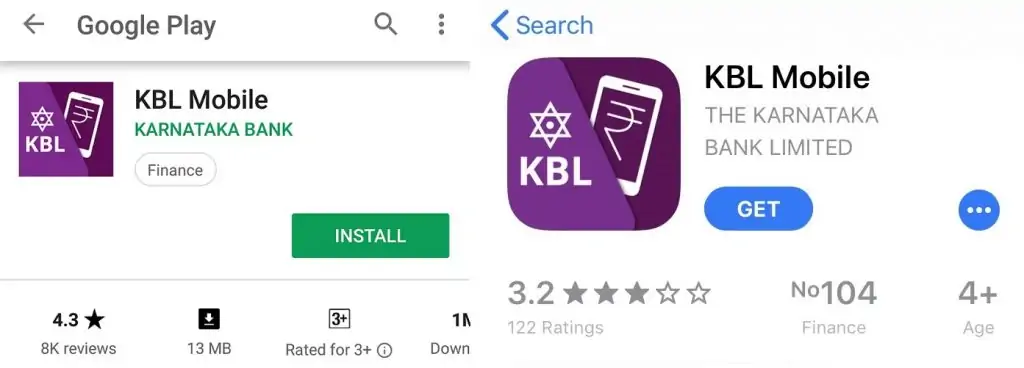 KBL Mobile Play Store