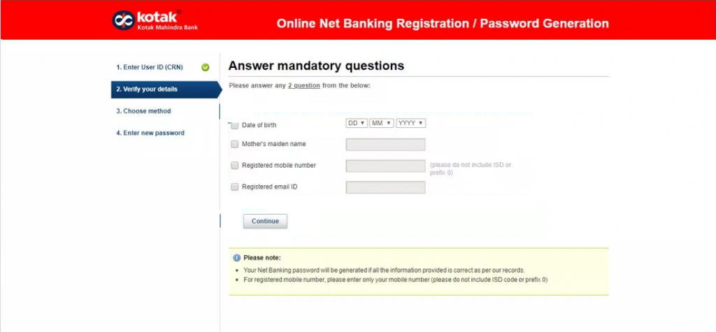 Kotak Bank Netbanking