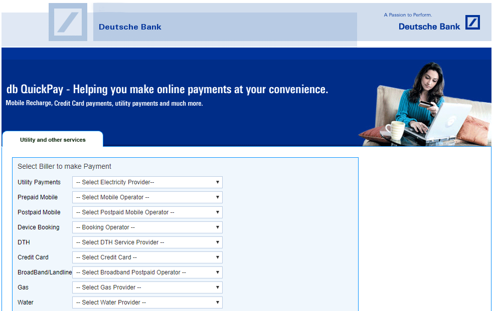 Deutsche Bank Net Banking - Paisabazaar.com