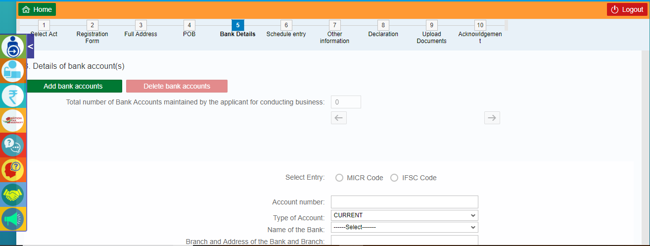 Bank Account Profession Tax Maharashtra