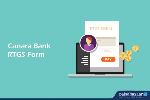 Canara Bank RTGS Form for Fund Transfer Offline