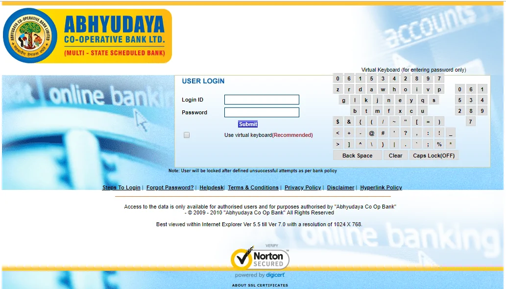 Abhyudaya Bank Net Banking Login