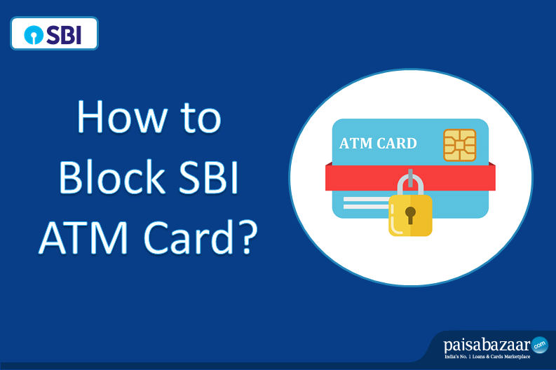 How to block SBI ATM Card