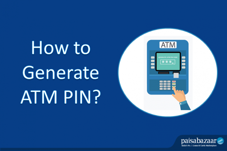 How to generate atm pin online sms phone banking