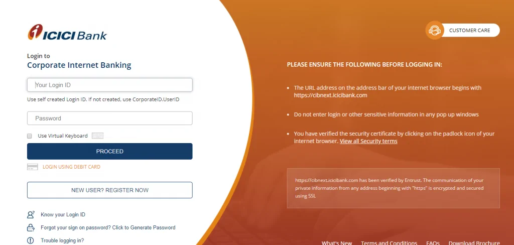 ICICI Bank Corporate Net Banking