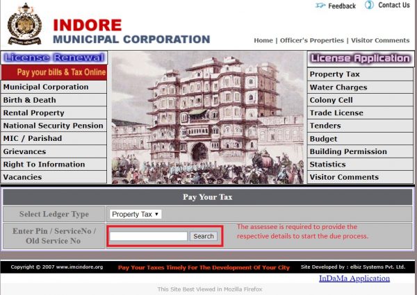 Online Payment Indore Municipal Corporation Property Tax  Paisabazaar.com