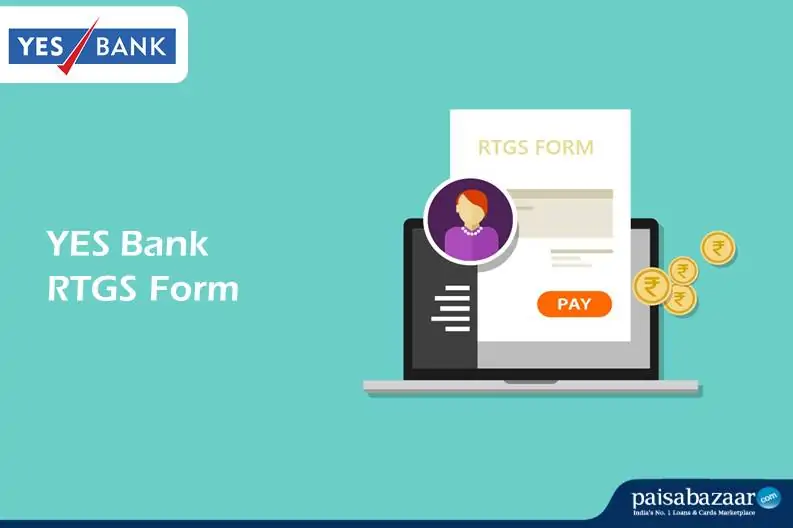 YES Bank RTGS Form