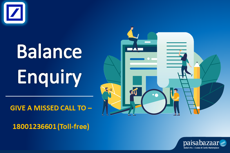 Deutsche Bank Balance Enquiry By Number Missed Call Sms Netbanking