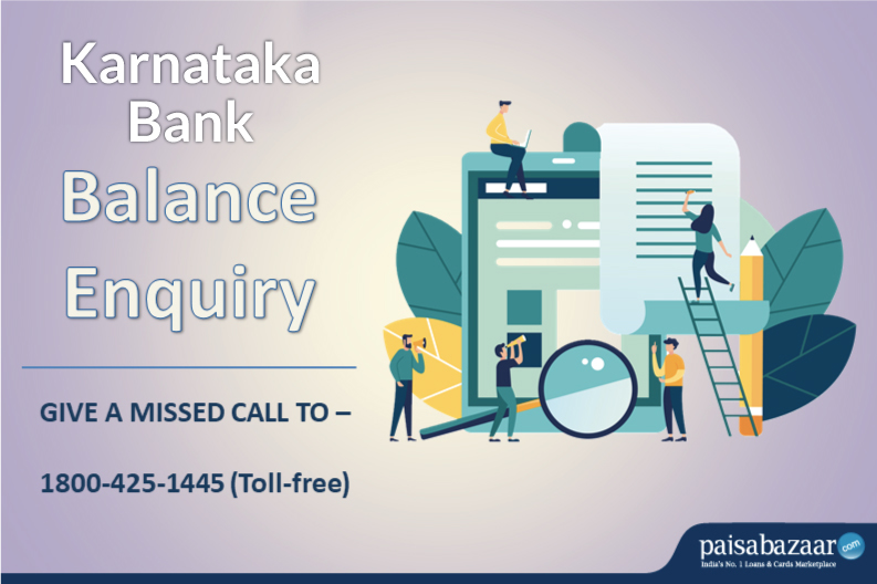 Karnataka Bank Balance Enquiry By Number Missed Call Sms Netbanking