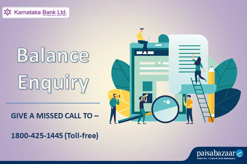 Karnataka Bank Balance Enquiry
