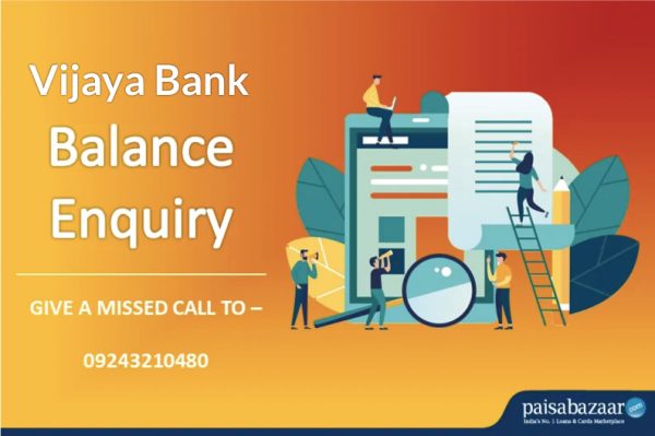 Vijaya Bank Minimum Balance Charges Vijaya Bank Balance Enquiry by Number, Missed Call, SMS, Net Banking