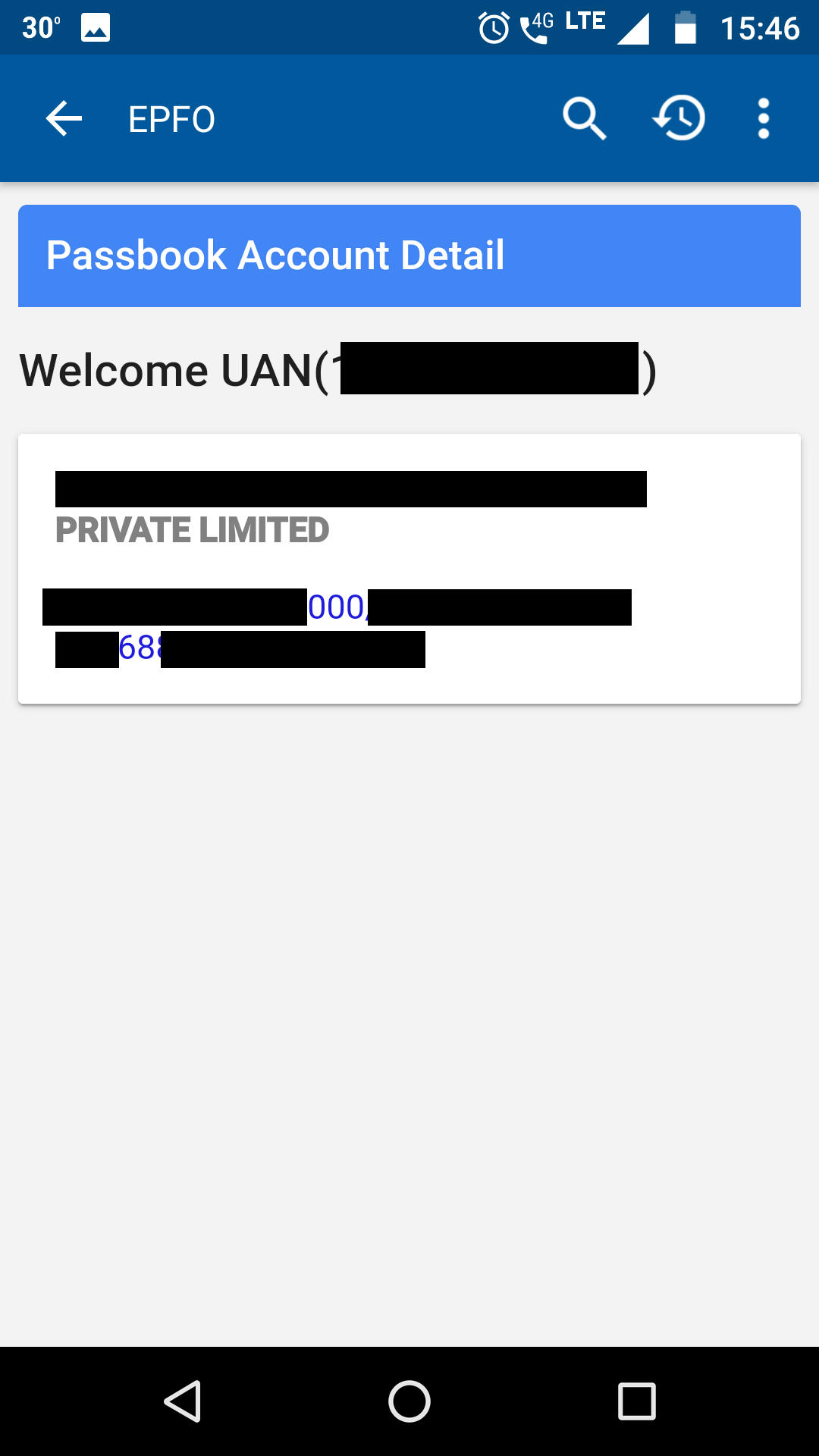 EPFO Passbook Details