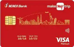 MakeMyTrip ICICI Bank Platinum Credit Card