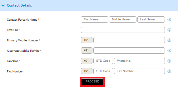 2-SBI ePay Contact Details form