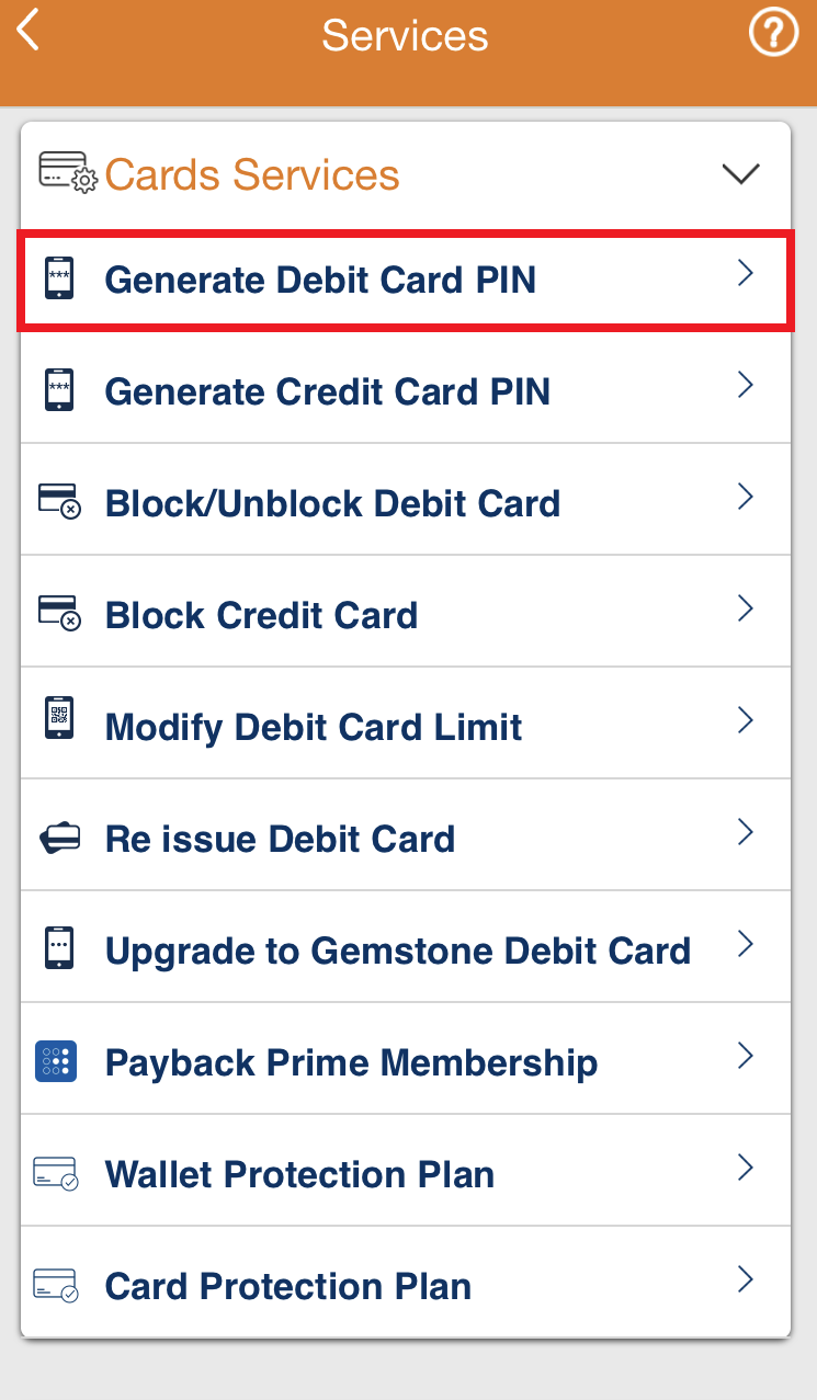 3 - Generate ICICI Debit Card PIN - iMobile