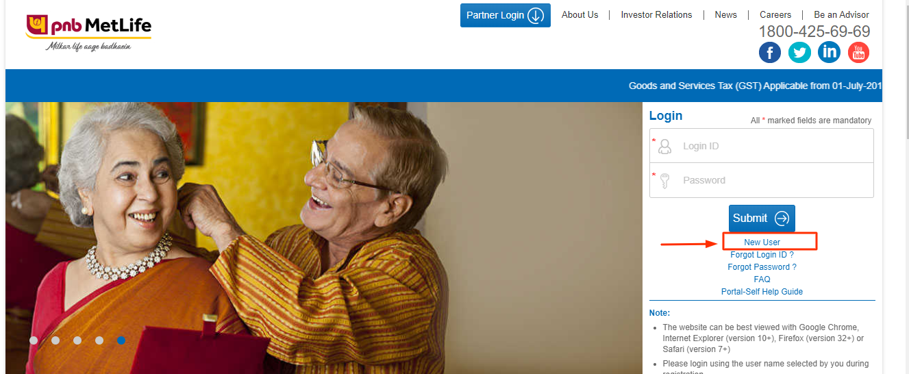 PNB Metlife Insurance Portal Login &amp; Registration Process