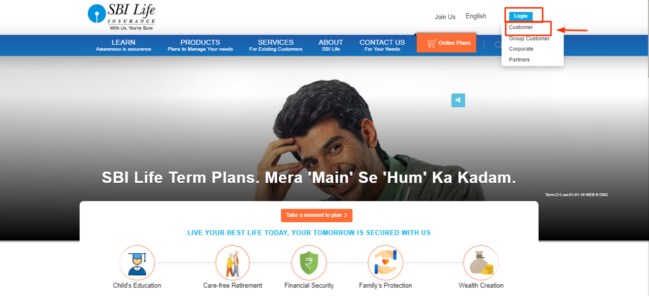 sbi-life-insurance-portal-login-registration-process