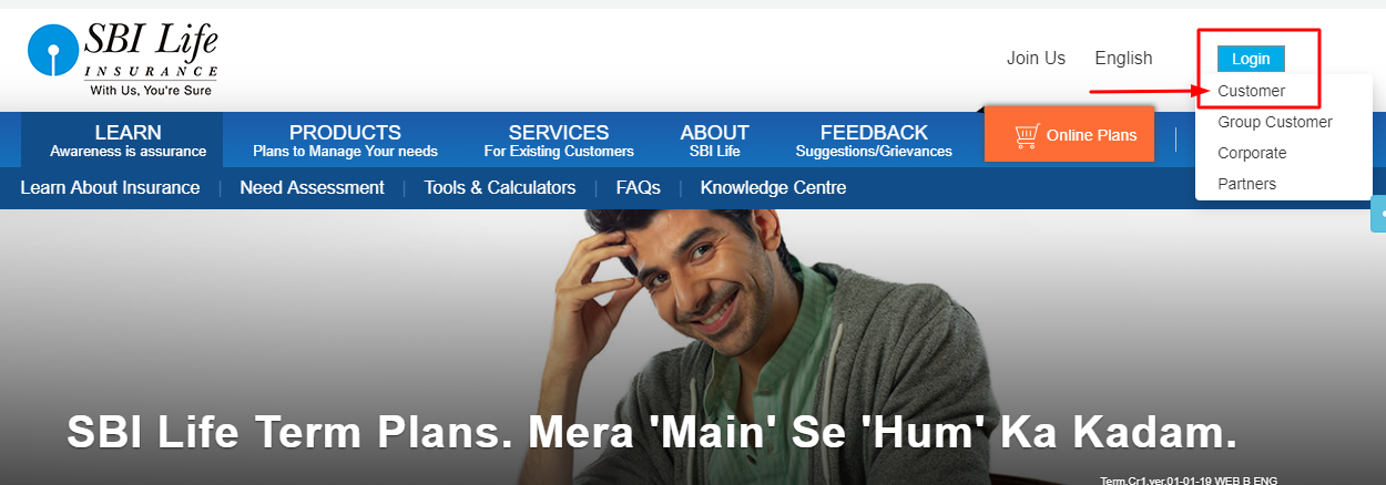 SBI Life Insurance Login