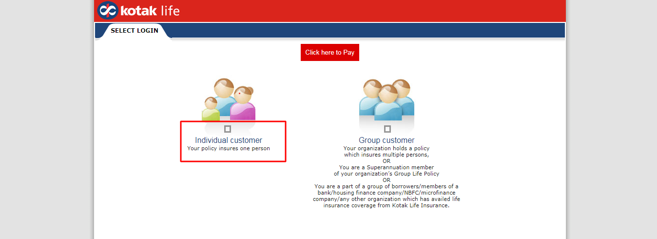 kotak life insurance portal login