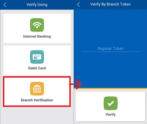 6 - Federal Bank Mobile Banking Registration - branch