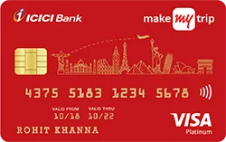 MMT ICICI Platinum Credit Card